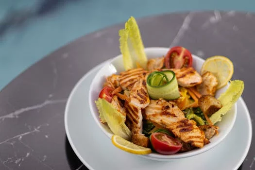 caesar salad romaine croutons